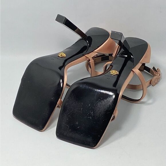 Versace 3 Strap Satin Sandals size 41 - Picture 12 of 13